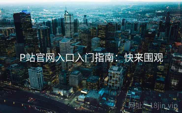 P站官网入口入门指南：快来围观