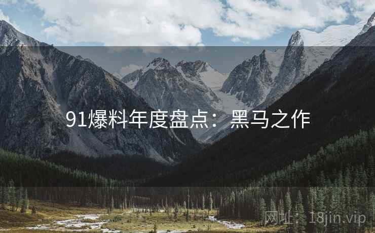 91爆料年度盘点：黑马之作