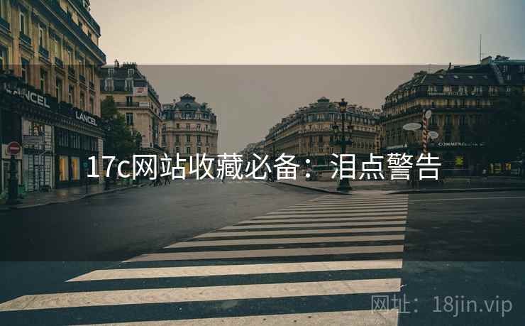 17c网站收藏必备：泪点警告