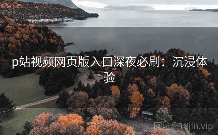 p站视频网页版入口深夜必刷：沉浸体验
